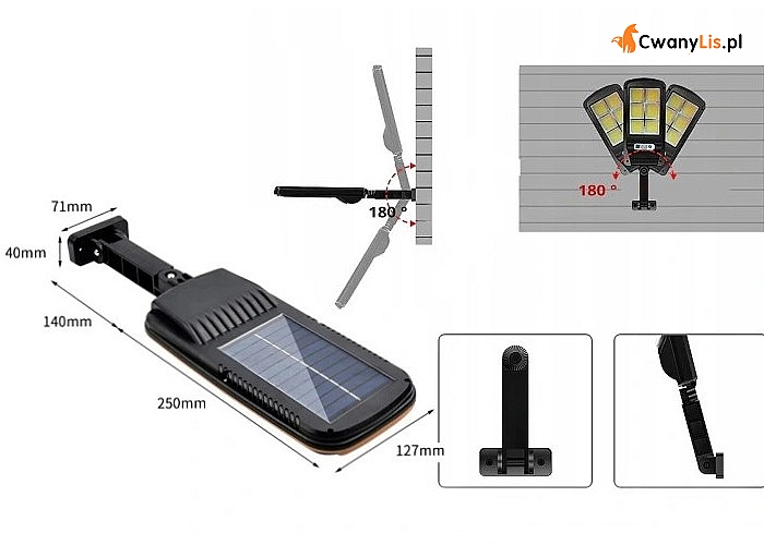 Idealna do doświetlania posesji, podjazdów, ogrodów lub działek rekreacyjnych- latarnia solarna z czujnikiem