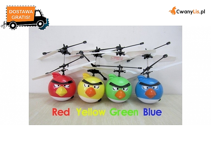 Mini helikopter Angry Birds zdalnie sterowany