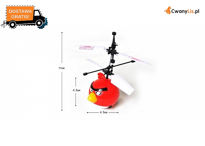 Mini helikopter Angry Birds zdalnie sterowany