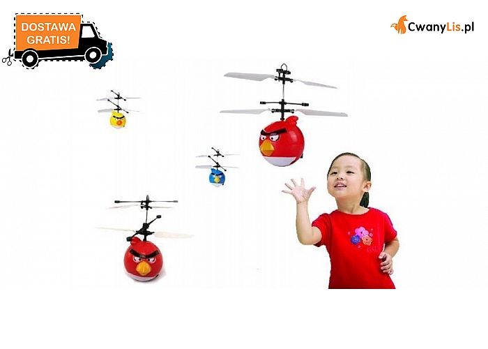 Mini helikopter Angry Birds zdalnie sterowany