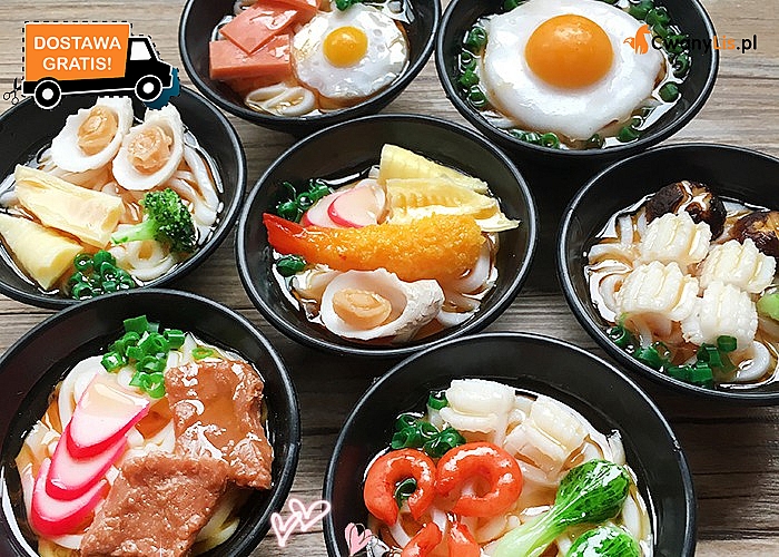 Magnesy na lodówkę 3D. Potrawy kuchni japońskiej. 7 rodzajów do wyboru