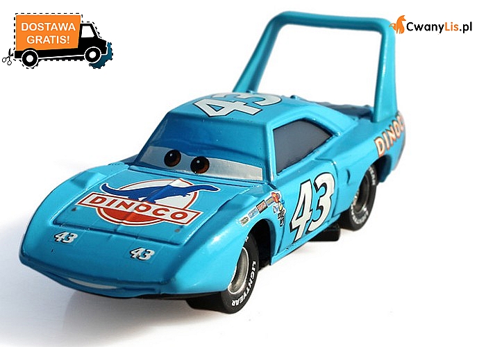 Oryginalny samochód Pixar Cars 2. King Nr 43