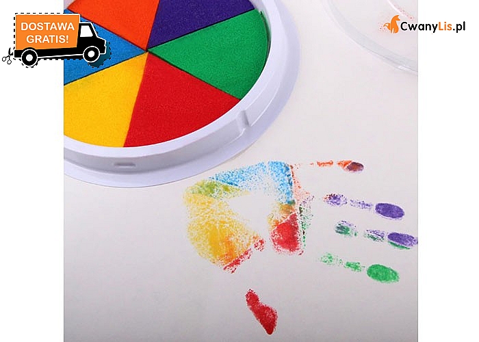 Kolorowy atrament dla dzieci, do malowania rękami i nogami.