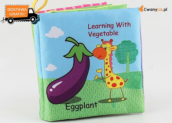 Wspaniała, miękka książeczka! Edukacja od niemowlaka!