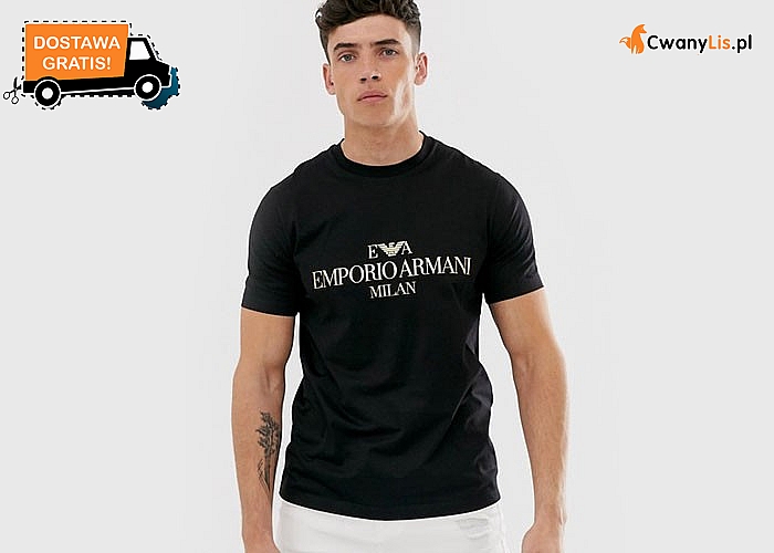 Modna koszulka EMPORIO ARMANI MILAN – dla stylowych mężczyzn!