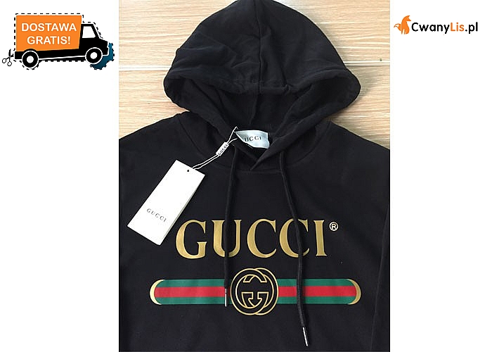 Postaw na sportowy styl! Bluza męska Gucci w dwóch kolorach do wyboru.