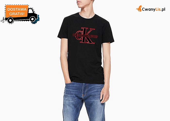 T-shirt jednej z wiodących marek! Koszulka męska od Calvina Kleina w trzech kolorach do wyboru!