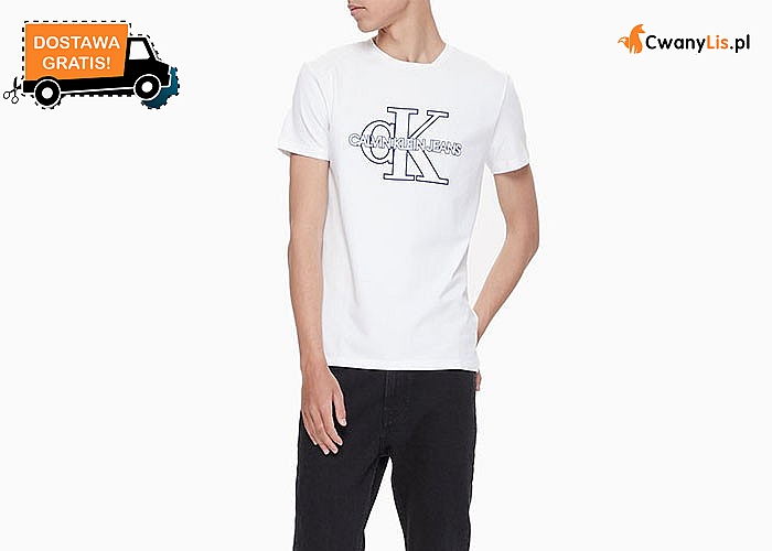 T-shirt jednej z wiodących marek! Koszulka męska od Calvina Kleina w trzech kolorach do wyboru!