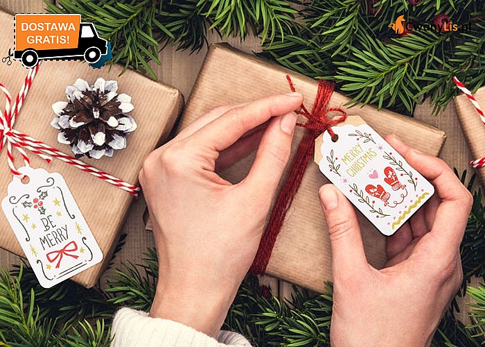 Bardzo praktyczne zawieszki na prezenty – niezbędne w świątecznych przygotowaniach – aż 50 sztuk w opakowaniu!