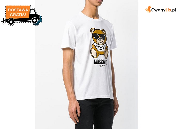 Stylowe męskie wydanie! Koszulka Moschino w dwóch kolorach do wyboru