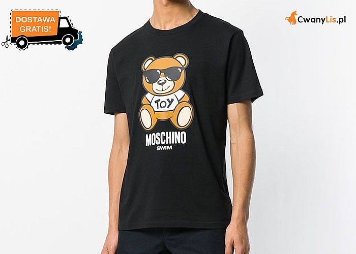 Stylowe męskie wydanie! Koszulka Moschino w dwóch kolorach do wyboru