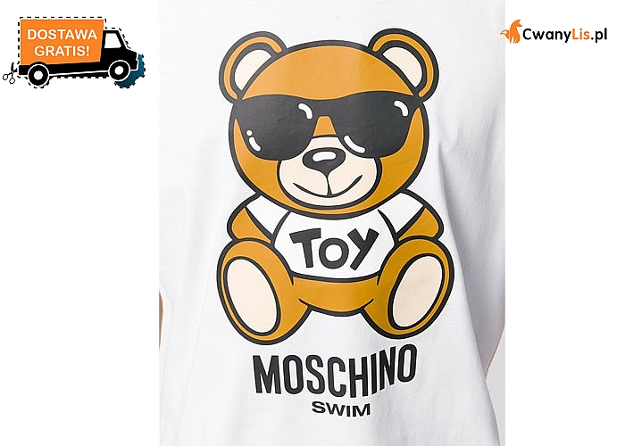 Stylowe męskie wydanie! Koszulka Moschino w dwóch kolorach do wyboru