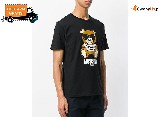 Stylowe męskie wydanie! Koszulka Moschino w dwóch kolorach do wyboru