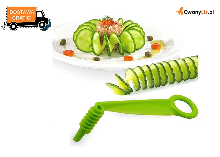 Ręczna spirala do krojenia warzyw , dzięki niej Twoje potrawy będą wyglądały elegancko oraz apetycznie