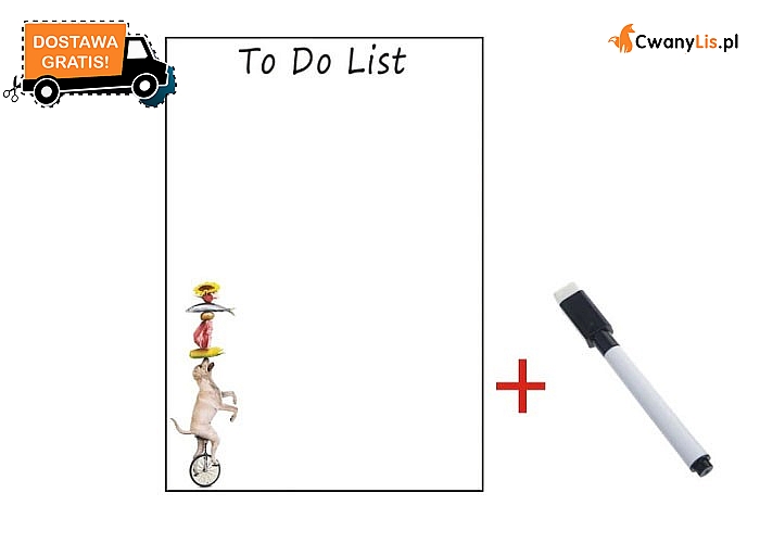 Magnetyczna lista rzeczy do zrobienia! Idealnie zaplanuj swój dzień, zakupy oraz ważne zadania do wykonania!