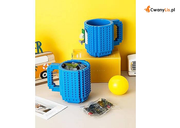 Kubek daje ogromne możliwości dla naszej kreatywności, idealny prezent dla każdego fana klocków LEGO