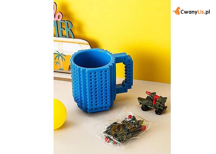 Kubek daje ogromne możliwości dla naszej kreatywności, idealny prezent dla każdego fana klocków LEGO