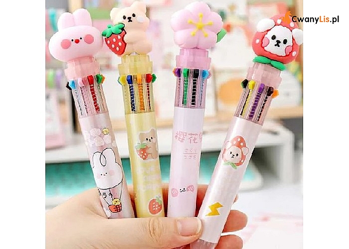 10 w 1! Fantastyczny, kolorowy długopis, który pokocha każde dziecko!
