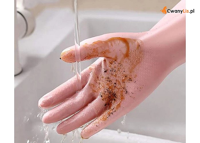 Ochroń dłonie przed detergentami! Rękawiczki do mycia naczyń i sprzątania!