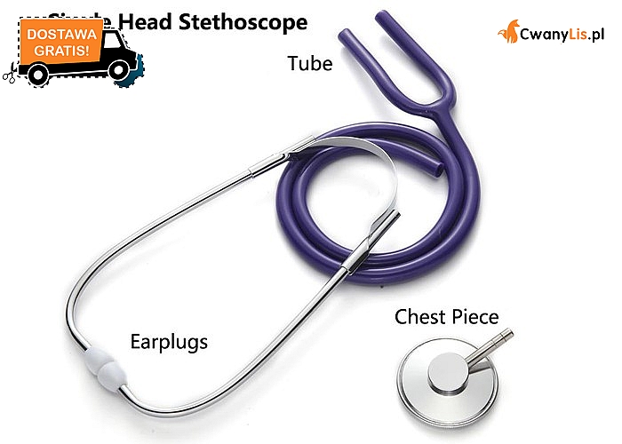 Do badania małych i dużych pacjentów! Stetoskop lekarski.