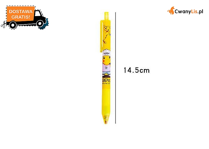 Zestaw długopisów szkolnych z motywem Pokemon