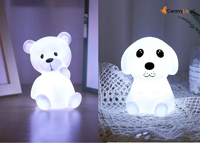 Urocze, ledowe lampki nocne – idealne do dziecięcego pokoju!