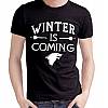 Czarny t-shirt Winter is Coming